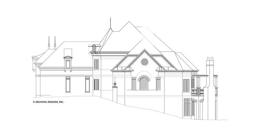 Hennessey House Plan - Elevation Right