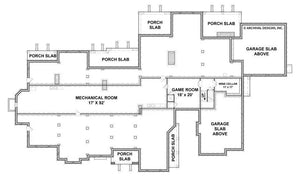 humber house plan - archival designs house plans, floor plan