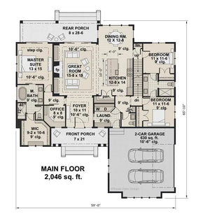ivory farm house plan - archival designs house plans, floor plan