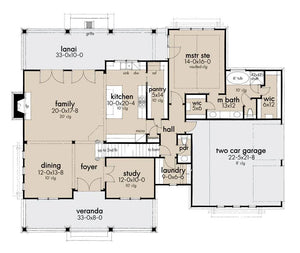 jefferson house plan - archival designs house plans, floor plan