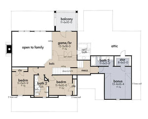 jefferson house plan - archival designs house plans, floor plan