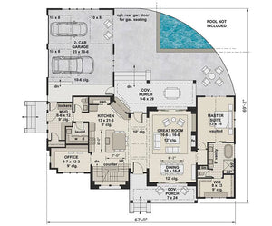 josie alice house plan - archival designs house plans, floor plan