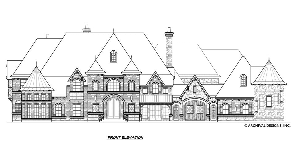 Kingsbridge House Plan - Elevation Front