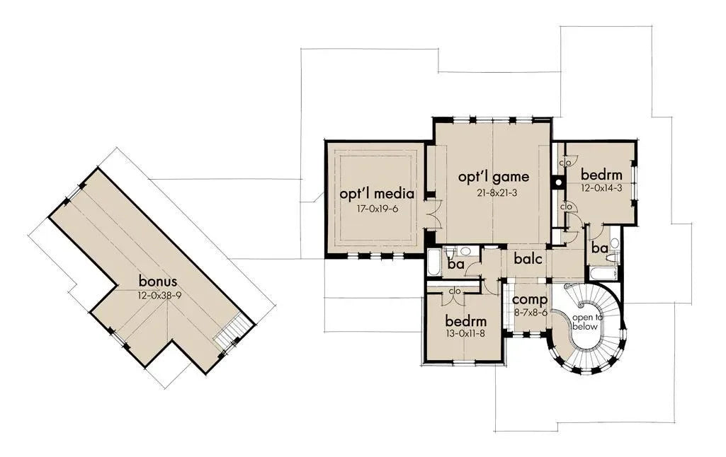 L'Bella Liza House Plan - Archival Designs House Plans, floor plan