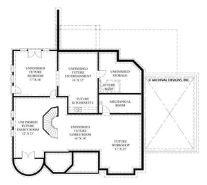 la vogue house plan - archival designs house plans, floor plan