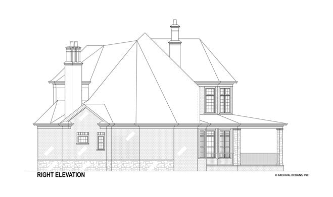 Lady Rose House Plan - Elevation Right