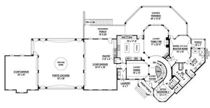 lady violet house plan - archival designs house plans, floor plan