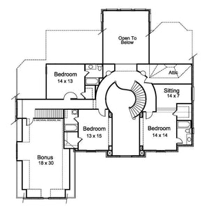 lambay manor house plan - archival designs house plans, floor plan