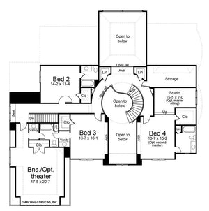 latrobe house plan - archival designs house plans, floor plan