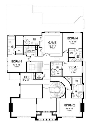 madison avenue house plan - archival designs house plans, floor plan