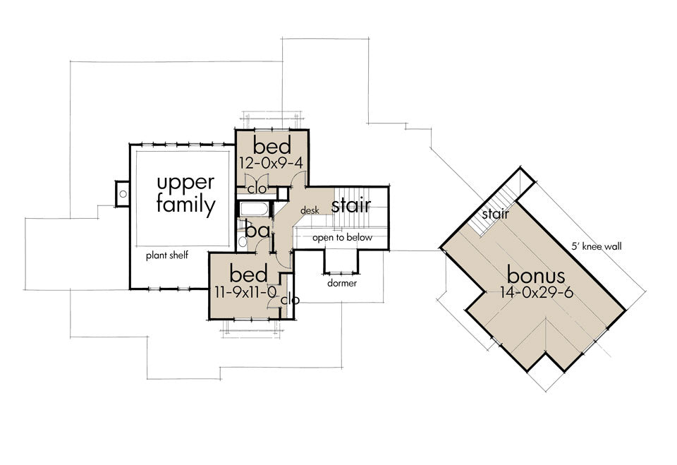 Magnolia Farm House Plan Floor Plan - Second