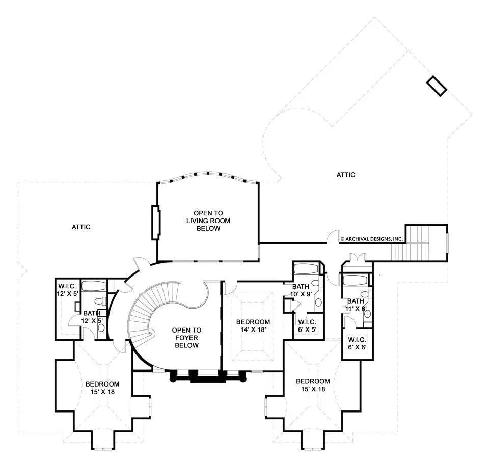 Mayerilla House Plan - Archival Designs House Plans, floor plan