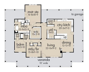 mckay house plan - archival designs house plans, floor plan