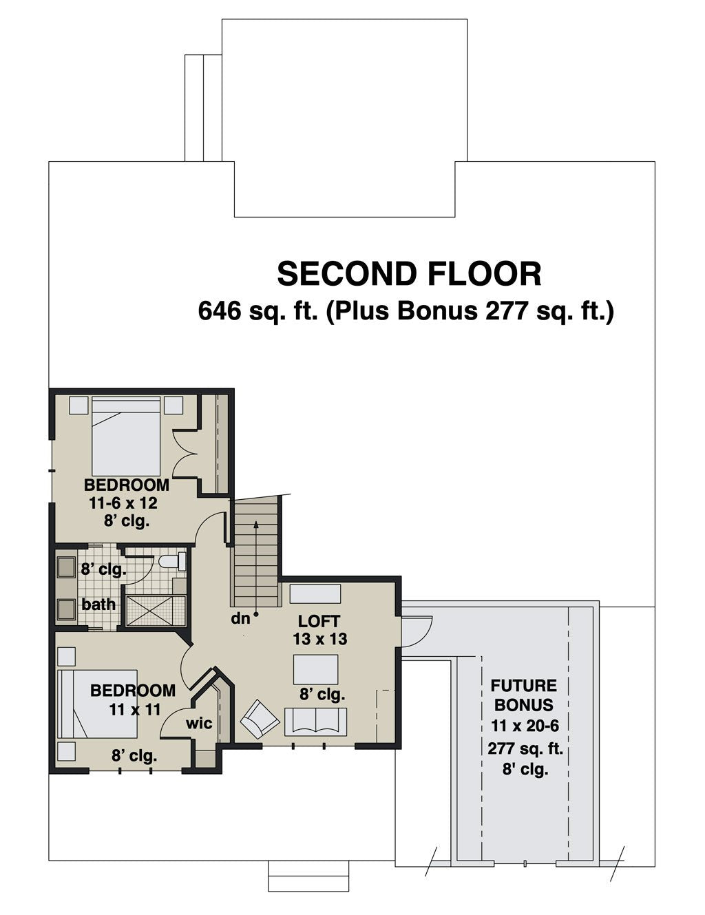Middlebrook Second Floor Plan