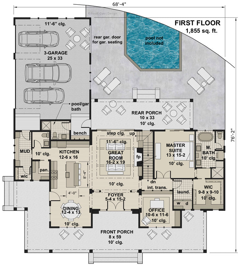 Misty Falls First Floor Plan