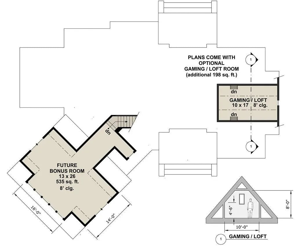 Misty Grove House Plan - Archival Designs House Plans, floor plan