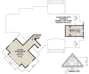 misty grove house plan - archival designs house plans, floor plan
