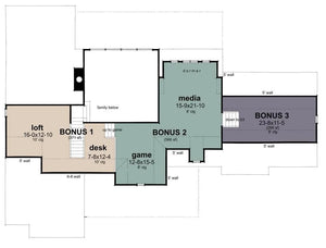 mount juliet house plan - archival designs house plans, floor plan