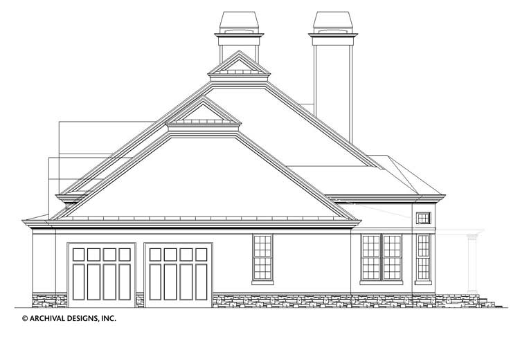 Nantucket House Plan - Elevation Right