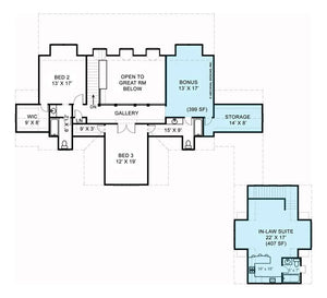 parsall place house plan - archival designs house plans, floor plan