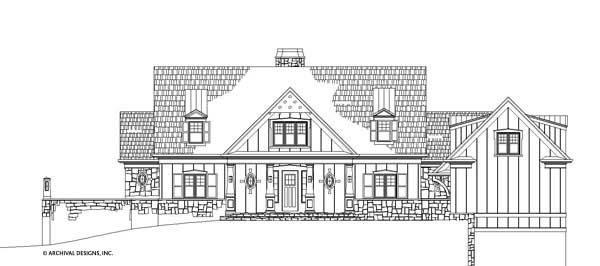 Parsall Place House Plan - Elevation Front