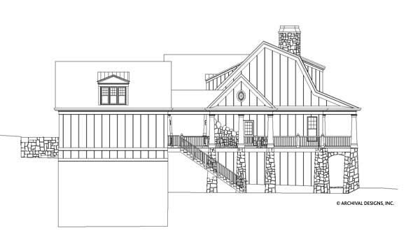 Parsall Place House Plan - Elevation Right