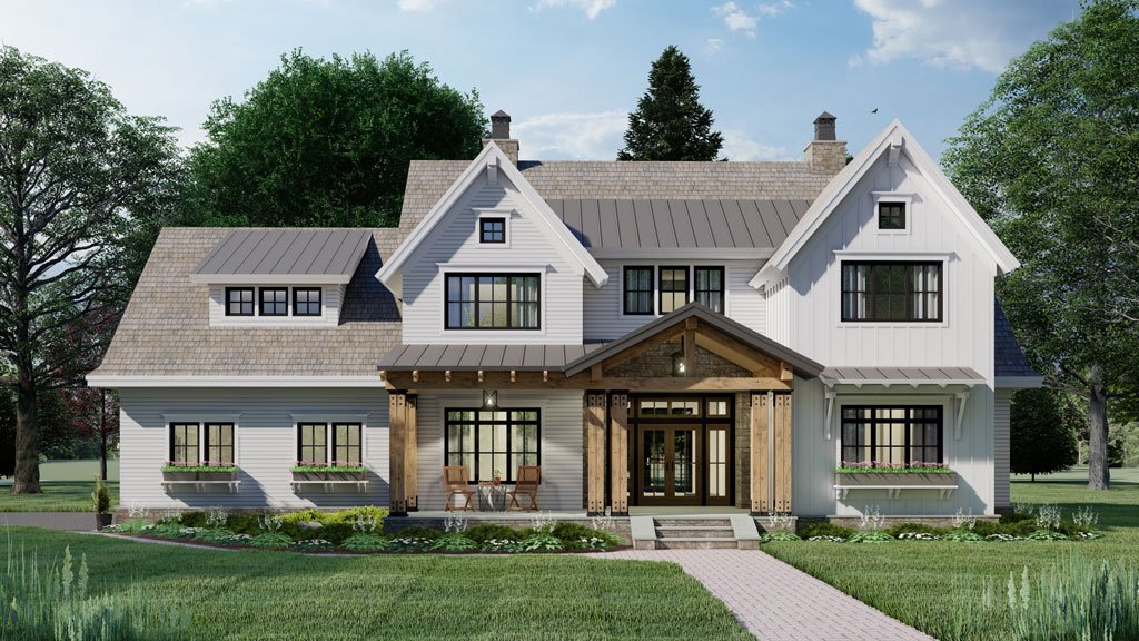 The Pebble Creek House Plan - Front Elevation