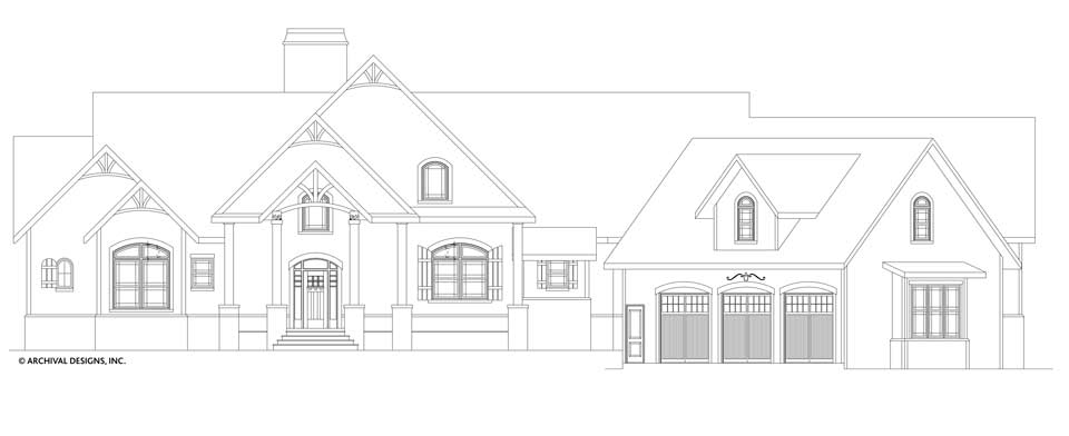 Pepperwood House Plan - Front Elevation