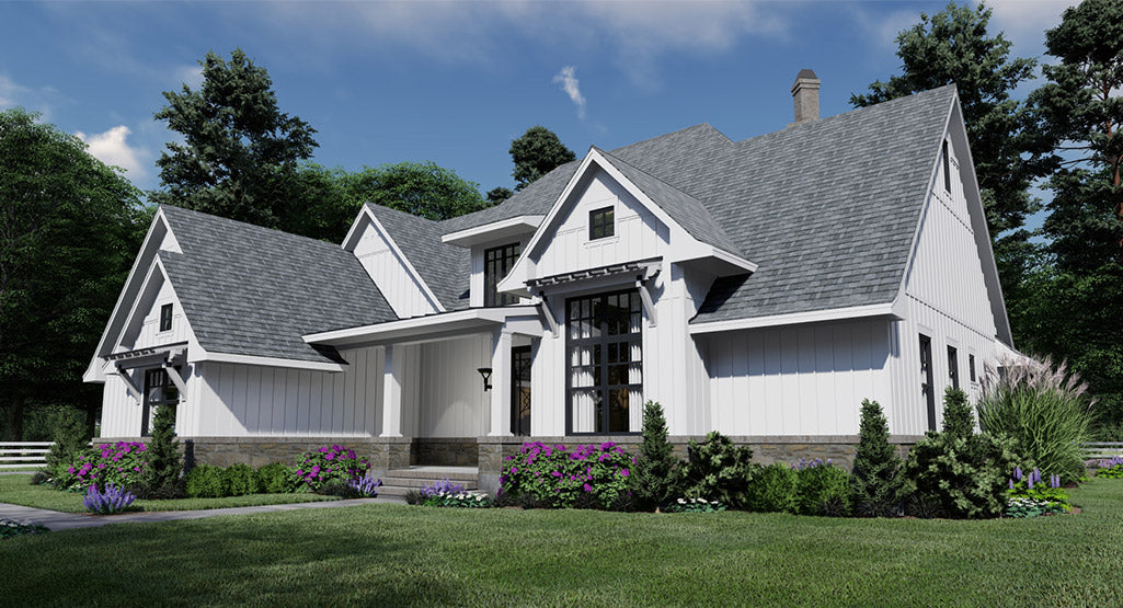 Pine Meadow House Plan - Front Right