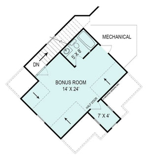 presente house plan - archival designs house plans, floor plan