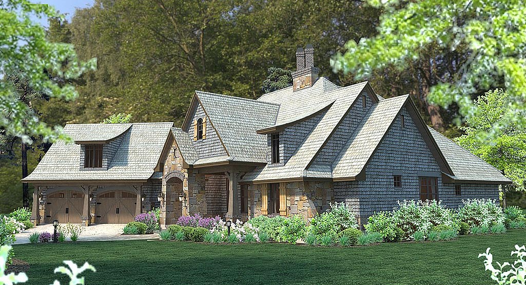 Reconnaissante Cottage House Plan - Right