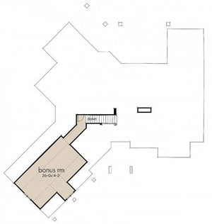 reconnaissante cottage house plan - archival designs house plans, floor plan