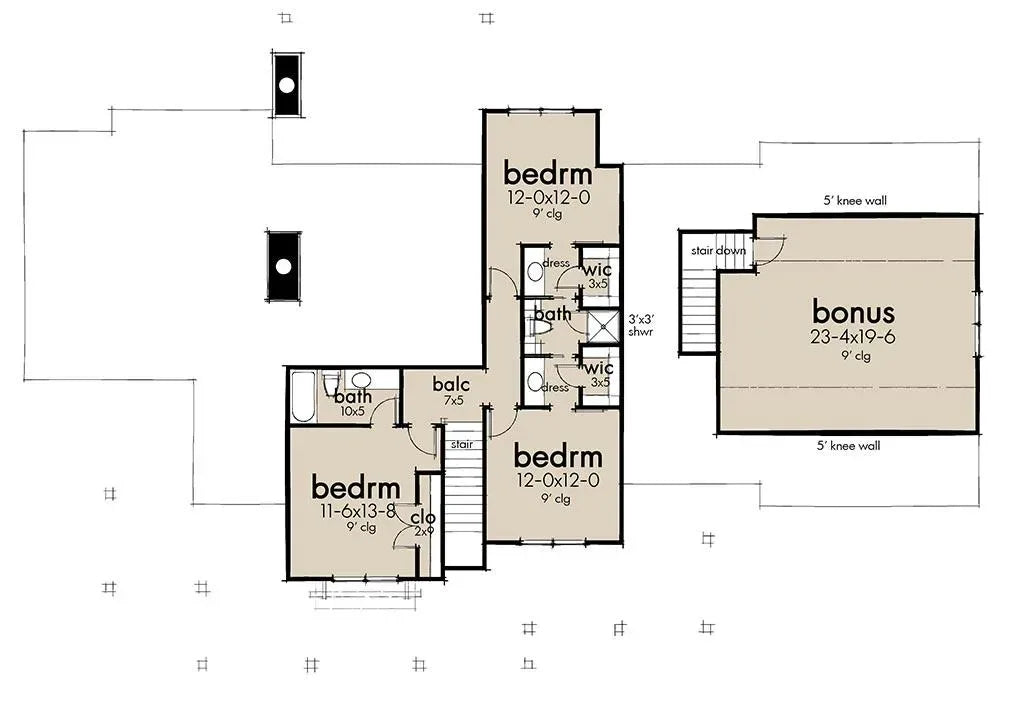 Riverview Farm House Plan - Archival Designs House Plans, floor plan