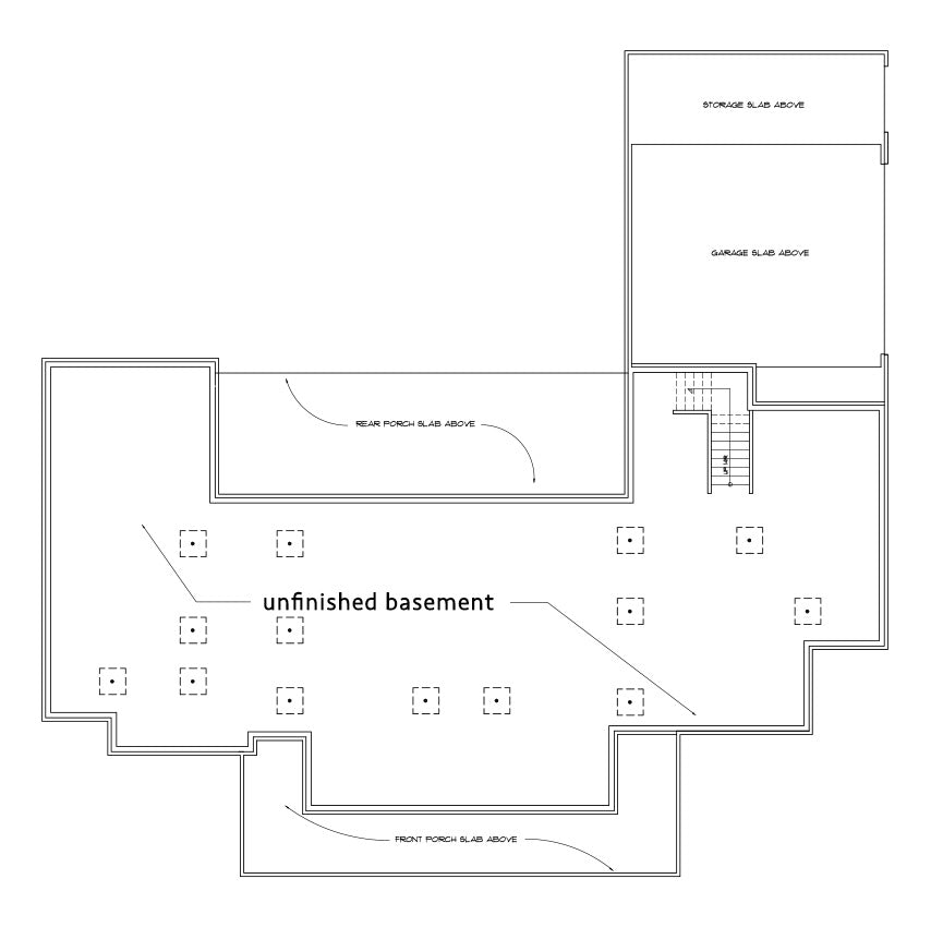 Rosewood House - Basement Floor Plan 1