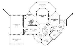 salem house plan - archival designs house plans, floor plan