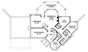 salem place house plan - archival designs house plans, floor plan