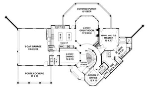 salem place house plan - archival designs house plans, floor plan