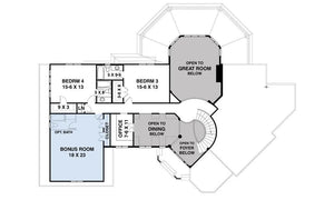 salem place house plan - archival designs house plans, floor plan