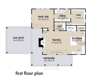 san gabriel cabin house plan - archival designs house plans, floor plan
