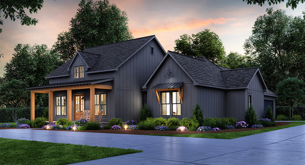 Shady Oaks House Plan - Front