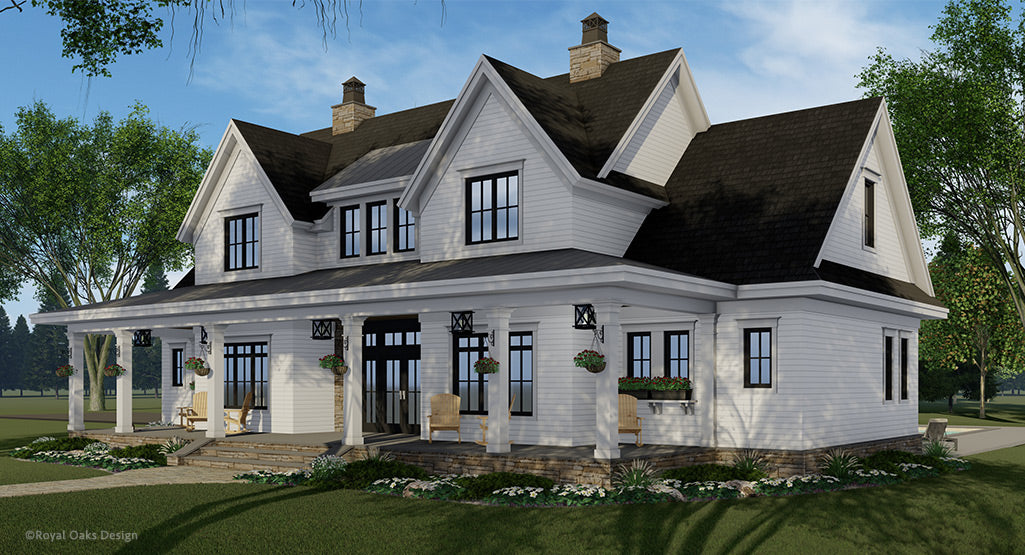 Silverbell Ranch House Plan -Front