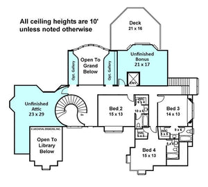 smoke rise house plan - archival designs house plans, floor plan