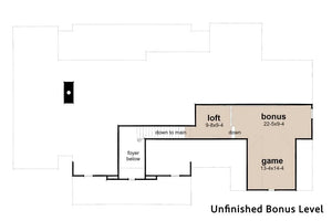 stirling bridge house plan - archival designs house plans, floor plan