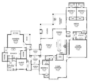 telluride house plan - archival designs house plans, floor plan