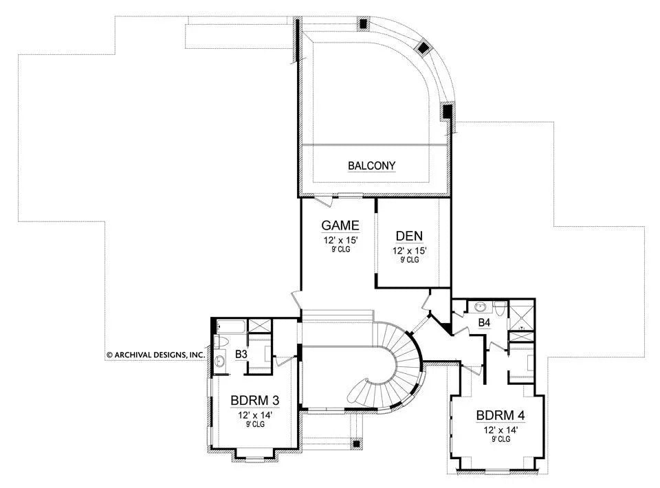 Vatican House Plan - Archival Designs House Plans, floor plan