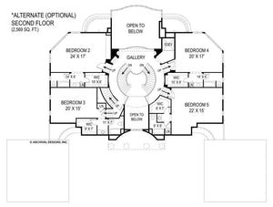 villa capri house plan - archival designs house plans, floor plan