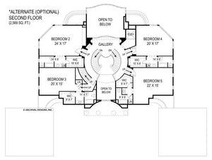 villa capri house plan - archival designs house plans, floor plan