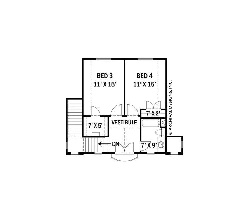 Villa Di Vino House Plan - Archival Designs House Plans, floor plan