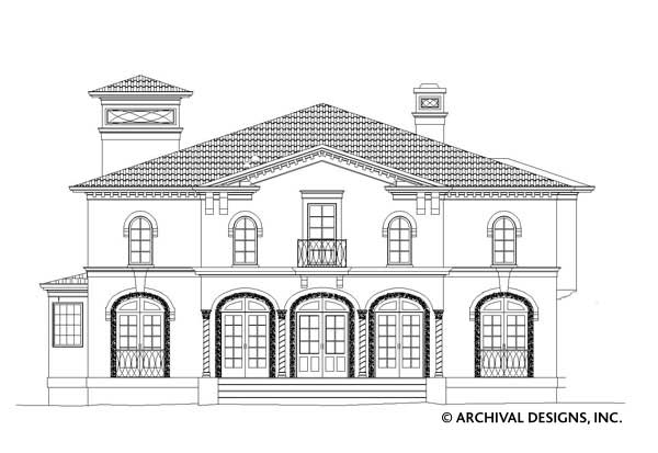 Villa Royale House Plan - Elevation Front