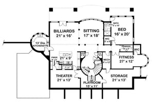 vinius house plan - archival designs house plans, floor plan